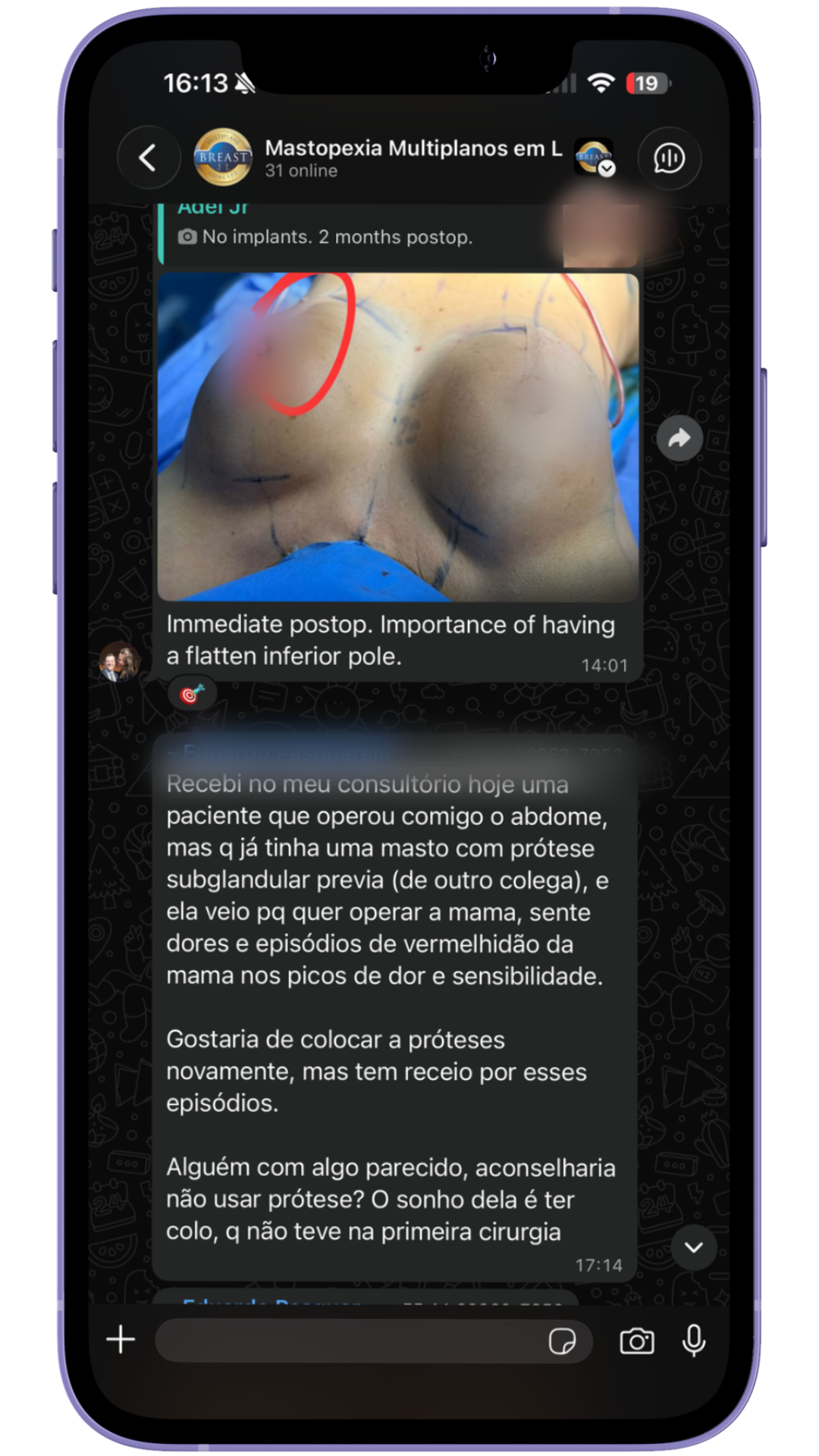 Print do grupo de mentoria 3