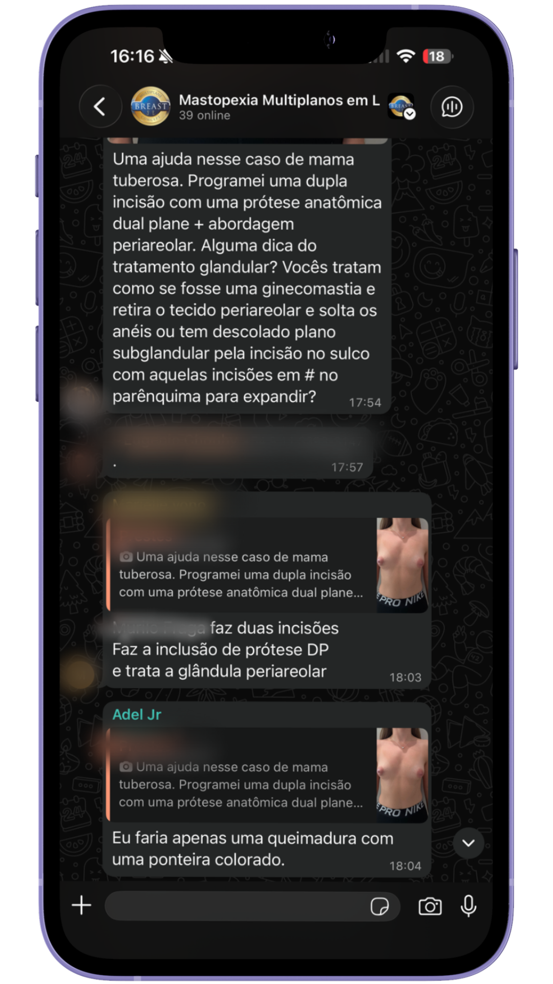 Print do grupo de mentoria 4